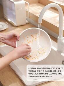 5 Pieces Cookware Set, Non-Stick Induction Cookware Set With Detachable Handle, Dishwasher And Oven - White - View 12