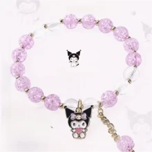 1pc Kuromi Bracelet, Sanrio Youkai Inu Bracelet, Niche Design, Gift For Best Friend, Birthday Gift Jewelry - Multicolor - View 6