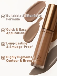 Thỏi tạo khối và bronzer dạng lỏng FV với lớp nền tự nhiên, công thức dưỡng ẩm dễ tán, lâu trôi, trang điểm tạo khối dạng kem cho da trung bình, thuần chay và không thử nghiệm trên động vật. Bộ đôi tạo khối dạng lỏng không nhờn, lâu trôi, độ lên màu cao, tạo khối tự nhiên, bronzer nhẹ, màu nâu. Thương hiệu trang điểm làm đẹp, mỹ phẩm trang điểm mặt dành cho phụ nữ và bé gái, hoàn hảo cho mùa đông, lý tưởng cho phong cách Y2K, thời trang sành điệu, thích hợp làm quà sinh nhật, dự tiệc, màu sắc đẹp nhất. - Màu nâu xám lạnh - Xem 4