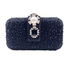 2026新款双面镶钻珍珠手拿包婚礼晚宴包女士派对钱包生日礼物 - 彩色 - 查看 15