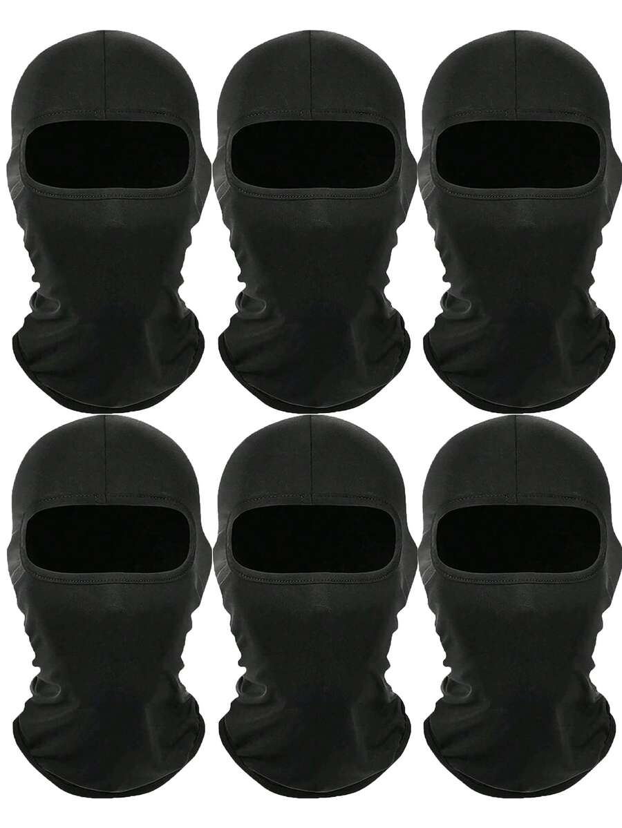 1/Multi-Pack Unisex Balaclava Hat, Neck Gaiter Face Mask, Ski Mask, Sun Protection Mask, Suitable For Cycling, Hiking, Party, Skiing, Etc. - Multicolor - View 1