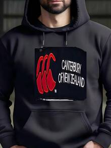 Mens Pick!!Vintage 90s Canterbury Of New Zealand Halfzip Sweatshirt Canterbury Sweater Canterbury Big Logo Pullover Crewneck Sweatshirt Size M Hoodie - 黑色 - 查看 2