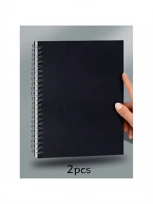 Quaderno a spirale A5, pagine con griglia, adatto per ufficio, lavoro, scuola, forniture per l'aula, regali di fine anno (opzioni di copertina nera/carta kraft), una taglia, consegna casuale della copertina. Adatto anche per forniture scolastiche, stagione back to school. - Multicolore - Visualizzare 14