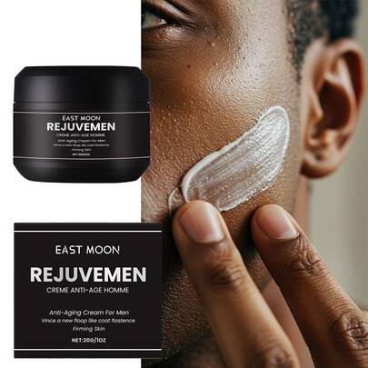Crema facial hidratante para hombres: Piel facial suave y flexible, crema facial hidratante y nutritiva.
