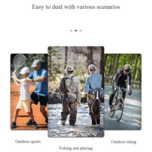 1pc Outdoor Cycling Breathable Face Mask Ear Loop Bandana - Breathable Quick-Dry Face Cover - Multi-Functional Triangular Scarf Insect Proof Sun Protection Neck Gaiter Unisex - Multicolor - View 7