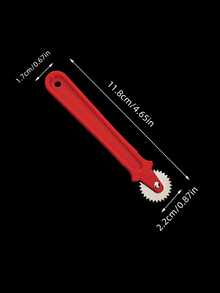 1pc Tailor Tracing Wheel, Multicolor, Leather Tool Marking Wheel, Garment Pattern Pressing Wheel, Marking Knife, Colored Plastic - Multicolor - View 10