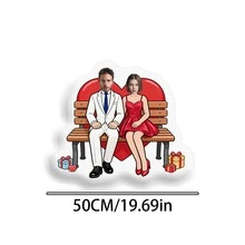 1个个性化抱枕 - 可定制图案，双人款。独特透气，适合送给她、他、它、男朋友、女朋友、爸爸、妈妈、家人、朋友，也适合周年纪念、母亲节、生日、情人节、圣诞节、万圣节、毕业典礼、父亲节、婚礼、家庭主妇、沙发、床、汽车、茶室、卧室、浴室、客厅、餐厅等各种场合。