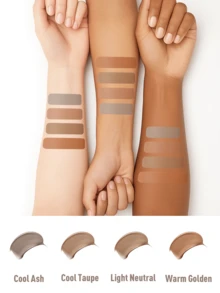 Thỏi tạo khối và bronzer dạng lỏng FV với lớp nền tự nhiên, công thức dưỡng ẩm dễ tán, lâu trôi, trang điểm tạo khối dạng kem cho da trung bình, thuần chay và không thử nghiệm trên động vật. Bộ đôi tạo khối dạng lỏng không nhờn, lâu trôi, độ lên màu cao, tạo khối tự nhiên, bronzer nhẹ, màu nâu. Thương hiệu trang điểm làm đẹp, mỹ phẩm trang điểm mặt dành cho phụ nữ và bé gái, hoàn hảo cho mùa đông, lý tưởng cho phong cách Y2K, thời trang sành điệu, thích hợp làm quà sinh nhật, dự tiệc, màu sắc đẹp nhất. - Màu nâu xám lạnh - Xem 8