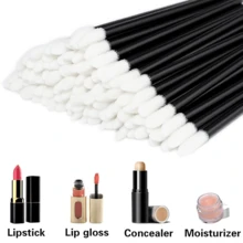 300/200/100pcs Disposable Lip Applicators, Lip Gloss Wands, Mascara Brushes, Makeup Tools