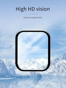 4pcs PMMA Material Soft Screen Protector Film Compatible With Huawei Fit 4/Fit 4 Pro, 3D Full Coverage, Super Protection, High Clarity, Applicable To Watch Screen Protector, Smartwatch Protective Film, Bubble-Free Easy Installation, Compatible With Huawei Device Accessories, Small Tool Protector