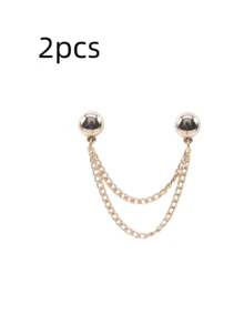 1/2/3 件装多功能磁性夹，新款磁性夹，强力磁性围巾夹带链，多用途磁性服装夹，牢固固定衣物，带链磁铁，适用于围巾、头巾、裤子等。