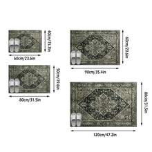 1pc Elegant Artistic Floral Bohemian Style Area Rug/Carpet/Bath Mat/Door Mat/Runner, Suitable For Hallway, Bathroom, Kitchen, Entryway, Bedroom, Living Room, Soft & Washable, Home Decor - Multicolor - View 3