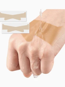 Skin-Colored Transparent Neck Wrinkle Lifting Patch, Unnoticeable, Fixes Neck Wrinkles Without Damaging Skin - Multicolor - View 5