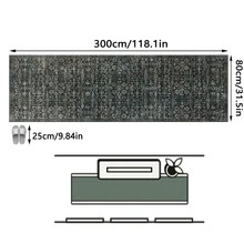 1件地毯/地毯/區域地毯/浴室墊/浴室地毯/門墊/走廊地毯/走廊地毯，美式復古摩洛哥幾何圖案，深色調走廊地毯，適用於浴室、廚房、門口、入口、走廊、床邊、客廳、臥室等 + 全季節柔軟可水洗地毯，家居裝飾 - 彩色 - 查看 12