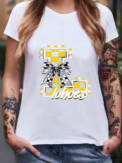 Womens Loboes Shirt Loboes Sweatshirt Checkered Print Custom School Mascot Shirt Loboes Pride Shirt School Spirit Shirt Game Day School Spirit T-Shirt