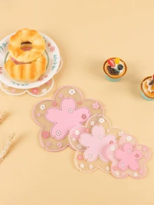 2 miếng lót cốc cà phê, màu hồng và trắng - Thích hợp cho cốc trà gia đình, họa tiết hoa hồng, chống trượt, cũng có thể dùng làm tấm lót bàn - Phù hợp để trang trí bàn đồ uống, phụ kiện dễ thương, đồ dùng học tập. - Nhiều màu - Xem 9