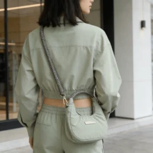 PUMA.BL XTRME Mini Hobo Bag For Men And Women - Army Green - View 1