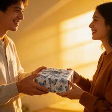 20 hojas de papel de seda con mariposas azules de 13.78x19.68 pulgadas - Perfecto para envolver regalos, bodas, cumpleaños, baby showers y manualidades DIY - Azul Marino - Ver 8