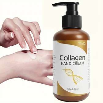  Crema de manos de colágeno MELAO que hidrata en profundidad y previene la sequedad para manos secas y ásperas, con colágeno y aceites nutritivos, hidratación duradera