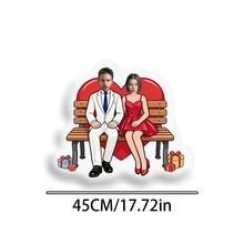 1个个性化抱枕 - 可定制图案，双人款。独特透气，适合送给她、他、它、男朋友、女朋友、爸爸、妈妈、家人、朋友，也适合周年纪念、母亲节、生日、情人节、圣诞节、万圣节、毕业典礼、父亲节、婚礼、家庭主妇、沙发、床、汽车、茶室、卧室、浴室、客厅、餐厅等各种场合。