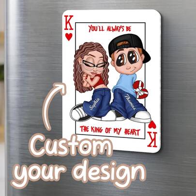 Customize You Are My Favorite/Y2K Couple Refrigerator Stickers - Customized Acrylic Refrigerator Stickers - Valentine's Day Gift, Anniversary Gift (Suitable For Him/Her)
