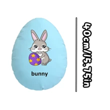 1 Personalized Pillow - Custom Text, Easter Bunny Egg. Unique And Breathable, Suitable For Her, Him, It, Boyfriend, Girlfriend, Dad, Mom, Family, Friends, Anniversary, Mother's Day, Birthday, Valentine's Day, Christmas, Halloween, Graduation Ceremony, Father's Day, Wedding, Housewife, Sofa, Bed, Car, Tea Room, Bedroom, Bathroom, Living Room, Dining Room