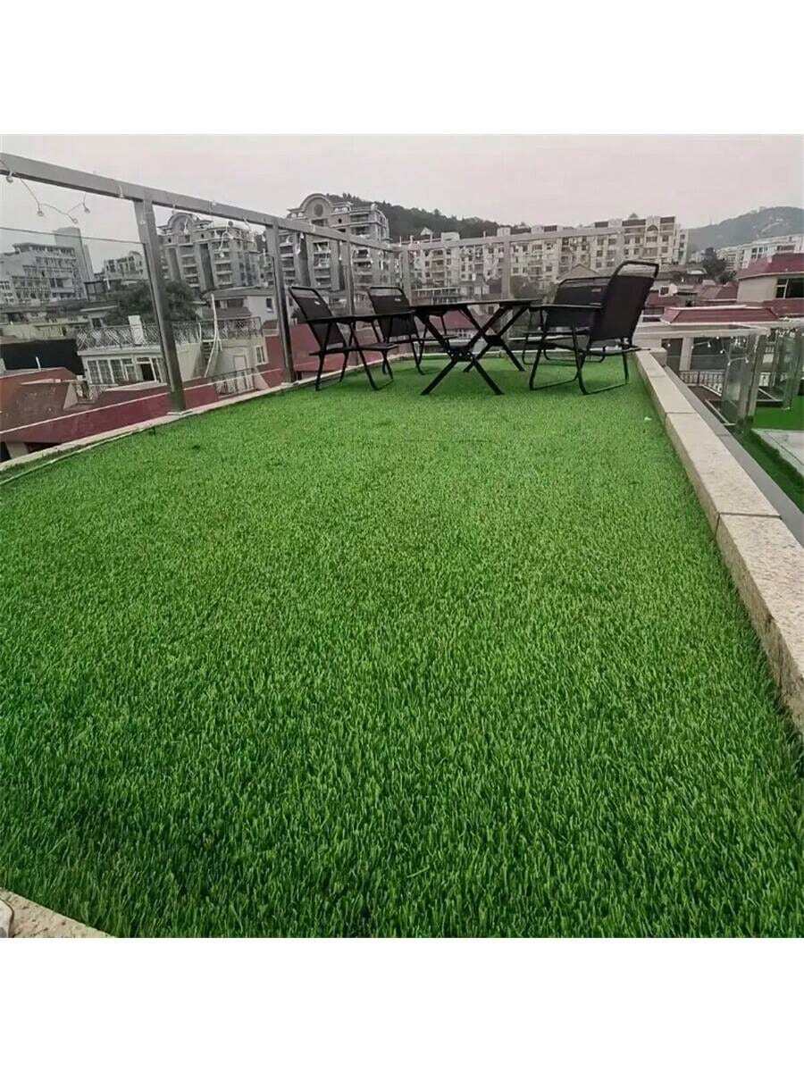 人造草坪，易于维护，高品质合成草坪，适用于室内/室外花园、游乐场装饰、宠物友好、阳台和庭院。