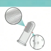 Soft Silicone Cat/Dog Finger Toothbrush, Suitable For Cleaning Teeth, Random Style - Multicolor - View 5