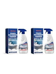 浴室泡沫清洁喷雾，强力去油消毒，去除水垢，多用途，适用于清洁玻璃水槽和不锈钢浴缸。 - 彩色 - 查看 12