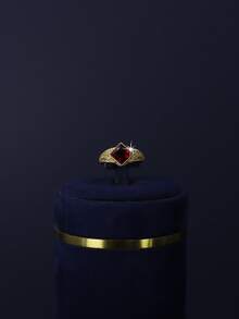 5pcs 18K Gold Plated Luxury Royal Style Square Geometric Tassel Design Bridal Wedding Jewelry Set, Handset White Cubic Zirconia, Including Necklace, Bracelet, Earrings, Ring, Suitable For Daily Wear And Wedding, Wedding Anniversary Gift - Square Geometric Bridal Set - View 8