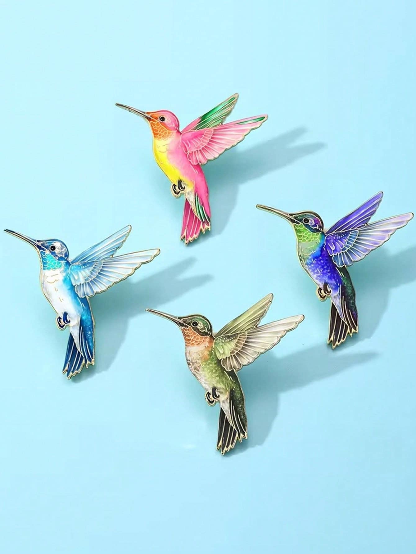 1枚可爱卡通熊珐琅胸针 - “嘘，先喝咖啡”设计，锌合金和硅胶材质，完美适用于衣服、包包和翻领，是送给男女的理想礼物，可爱珐琅胸针，趣味十足的设计 - 彩色 - 查看 1