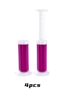 قالب جل تنظيف المرحاض - 6 روائح مختلفة، معطر حمام على شكل زهرة طويل الأمد، يحافظ على نظافة وتنشيط المرحاض، 2 قطعة - متعدد النكهات - مشاهدة 13