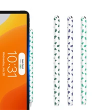 Cow Print Protective Case Compatible With Apple Pencil Pro / 2nd Generation, Silicone Material, Accessory Sleeve - Multicolor - View 3