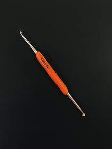 1pc TPR Soft Rubber Double-Ended Crochet Hook, Handcraft DIY Knitting Tool - Multicolor - View 11