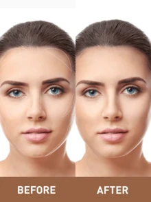 FV液体修容修容棒，自然妆效，易于晕染，保湿配方，持久显色，适合中等肤色，纯素且无动物实验。液体修容双效组合，不油腻，持久显色，自然轮廓，轻盈无感，棕色修容修容棒，品牌美妆，面部彩绘化妆品，适合女性和女孩，冬季完美之选，Y2K时尚潮流，生日礼物，派对必备，最佳颜色。 - 淺中性色 - 查看 3