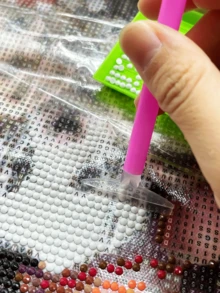 10pcs/Set Diamond Painting Brushes, Multi-Style Diamond Pens, Can Be Used As Spare Supplies For DIY 5D Diamond Painting - Multicolor - View 2