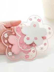 2 miếng lót cốc cà phê, màu hồng và trắng - Thích hợp cho cốc trà gia đình, họa tiết hoa hồng, chống trượt, cũng có thể dùng làm tấm lót bàn - Phù hợp để trang trí bàn đồ uống, phụ kiện dễ thương, đồ dùng học tập. - Nhiều màu - Xem 10