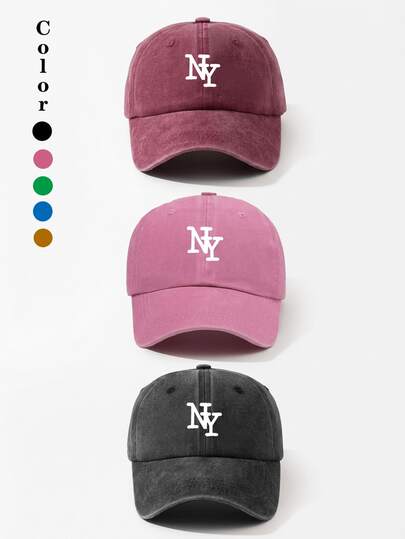 1 pieza Gorra de béisbol con estampado suave y lavado retro, gorra de béisbol vintage unisex para uso al aire libre, adecuada para uso diario y combinación de atuendos