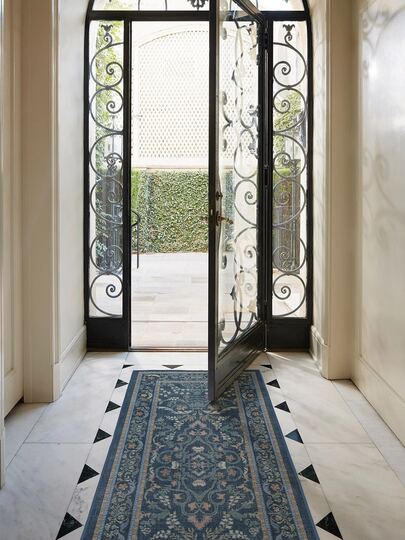 1 قطعة بساط/سجادة/حصيرة حمام/حصيرة باب/ممر ذو طراز زهري بوهيمي عتيق، بساط ناعم قابل للغسيل لحمام، مطبخ، مدخل، ممر، غرفة نوم، غرفة المعيشة، ديكور المنزل