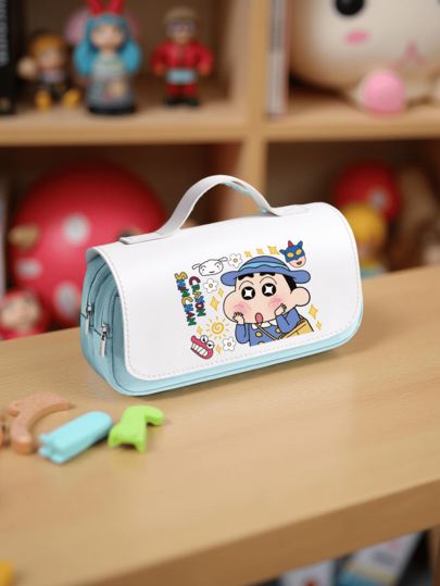  Hộp đựng bút hình hoạt hình Paw Patrol, dung tích lớn, hai lớp, khóa kéo trơn tru và khe đựng bút co giãn, móc treo balo tiện dụng, lý tưởng cho trẻ em/thanh thiếu niên/học sinh/nhân viên văn phòng và người hâm mộ Ryder, hoàn hảo cho trường học/văn phòng/du lịch/sử dụng hàng ngày, quà tặng sưu tầm cho bạn bè