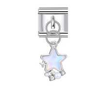 1pc Fashionable & Charming Cute Starry Sky Stainless Steel Modular DIY Bracelet Pendant, Featuring Unique Designs Including Heart, Planet, Moon And Star Patterns, Suitable For Women To Make DIY Bracelets, Necklaces, Handmade Pendants And Jewelry Accessories, Suitable For All - Multicolor - View 14