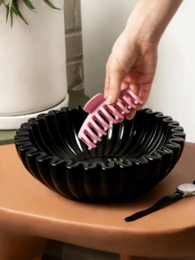 树脂首饰托盘配件，女士装饰云朵梳妆托盘，戒指架托盘，可爱首饰托盘碗，房间装饰美学，白色浴室台面配件，简约浴室和家居台面托盘装饰配件，现代家居装饰，适用于客厅和卧室，中心装饰，母亲节礼物，毕业礼物，婚礼装饰 - 彩色 - 查看 3