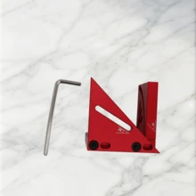 1 Pc 3D Multifunctional Angle Ruler,45/90 Degree Multifunction Marking Gauge With Enhanced Scribe Ruler, Ideal For Carpentry & DIY Projects