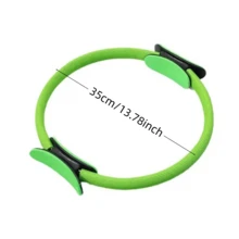 1pc Yoga Pilates Resistance Band, Home Stretch Fitness Equipment, Elastic Fitness Ring, Strength Training Yoga Gear, Pilates Ring, Yoga Circle, Pelvic Floor Muscle Magic Ring, Body Shaping Slim Legs & Waist - Multicolor - View 5