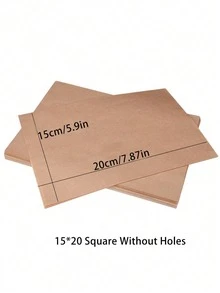 Giấy nến hình chữ nhật; Giấy silicon; Giấy chống dầu mỡ; Giấy nướng; Giấy hấp; Giấy Kraft nâu dày chống dầu; Giấy nướng chống dầu; Giấy thấm hút; Giấy lót pizza dày màu gỗ tự nhiên; Giấy nướng thịt, gà rán, khay ăn nhẹ. - gừng - Xem 7