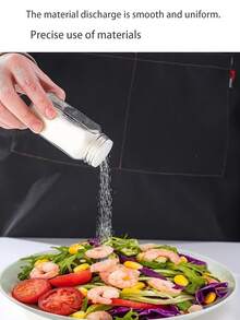 24 Stücke Gewürzgläser aus Glas mit Edelstahldeckeln, essenzieller Küchenorganisator, können als Gewürzbehälter oder als eingebautes Gewürzregal verwendet werden - 10 quadratische Aluminiumkappen - Übersicht 3