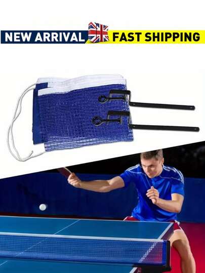 1pc Table Tennis Net Portable Anywhere Retractable Ping Pong Post Net Rack For Any Table Portable Net + Bracket Combination