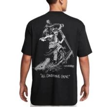 Nike ACG DRI-FIT SS25 时尚百搭运动休闲短袖T恤，男款，黑色 - 黑色 - 查看 4