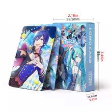 60张动漫LOMO卡片+32张贴纸，高清照片卡，LOMO卡片，动漫周边，情人节礼物，小礼物 - 彩色 - 查看 6