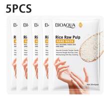 3/5 Pasang Masker Tangan Susu Beras untuk Mengelupas & Melembapkan, Elastis & Halus, Anti Kerut & Mengencangkan, Mengurangi Kerutan & Kulit Kusam pada Tangan, Menghilangkan & Mencegah Kapalan, Cocok Untuk Pria & Wanita, Perawatan Tangan Sehari-hari, Terutama Untuk Kulit Kering, Menua, dan Pecah-pecah - Putih - View 8
